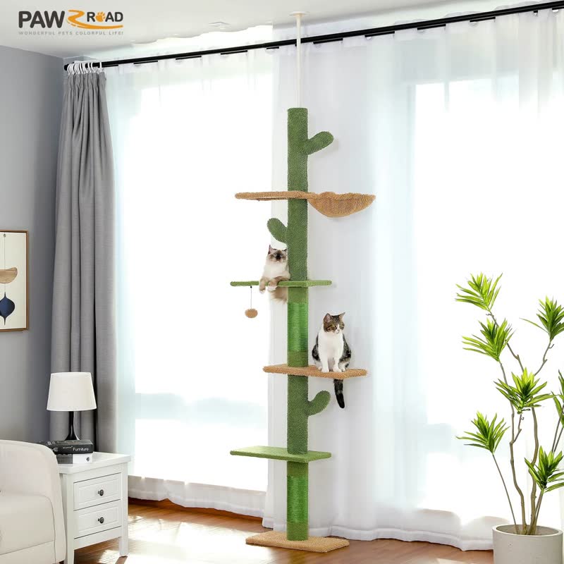 Floor-to-ceiling cactus tree