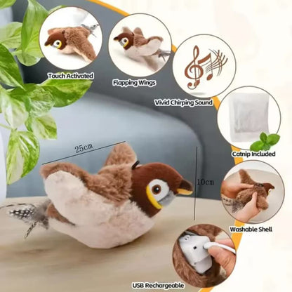 Chirping flapping bird