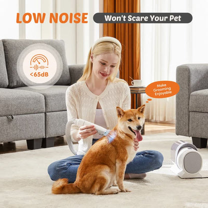 Grooming vacuum kit