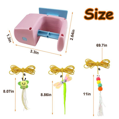 Door-hanging teaser toy