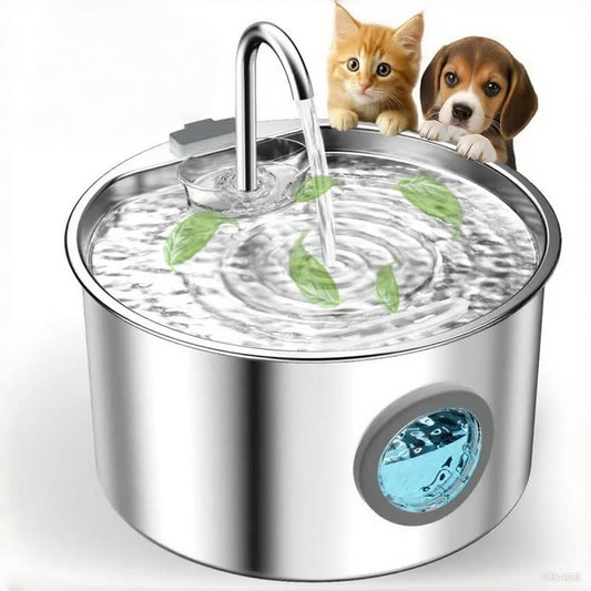 Stainless steel fountain, 3.2 L