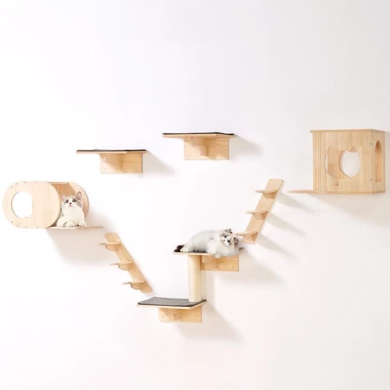 Wall shelf set (7 pieces)