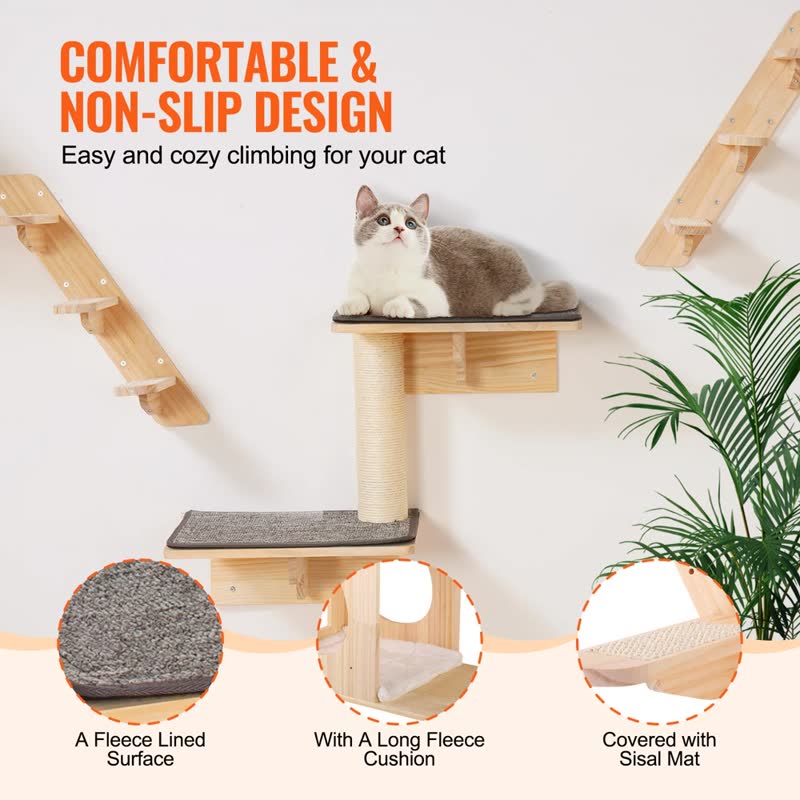 Wall shelf set (7 pieces)