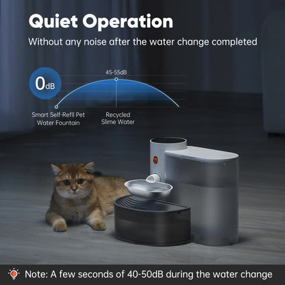 Self-refilling water station