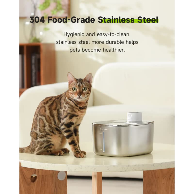 4 L wireless sensor fountain
